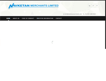 Tablet Screenshot of navketanmerchants.com